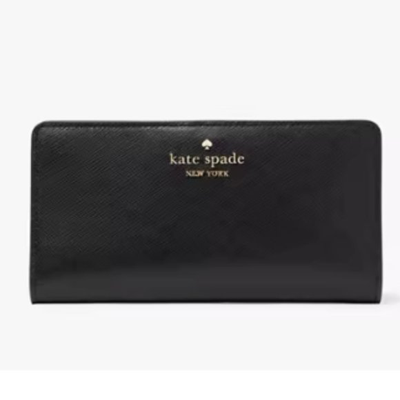 NWT***FREE SHIPPING**KATE SPADE WALLET-MADISON LARGE SLIM BIFOLD WALLET - Picture 7 of 9